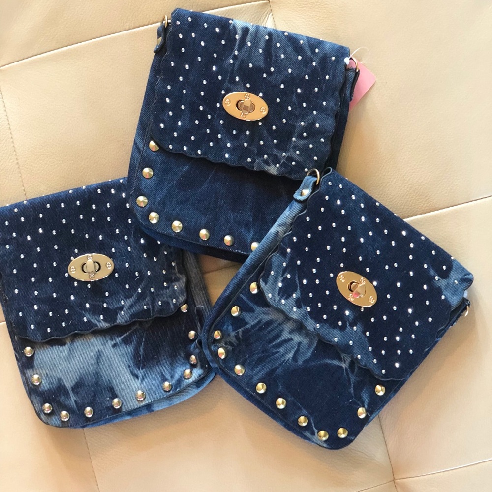 Small Denim crossbody NWT *5 for $30*